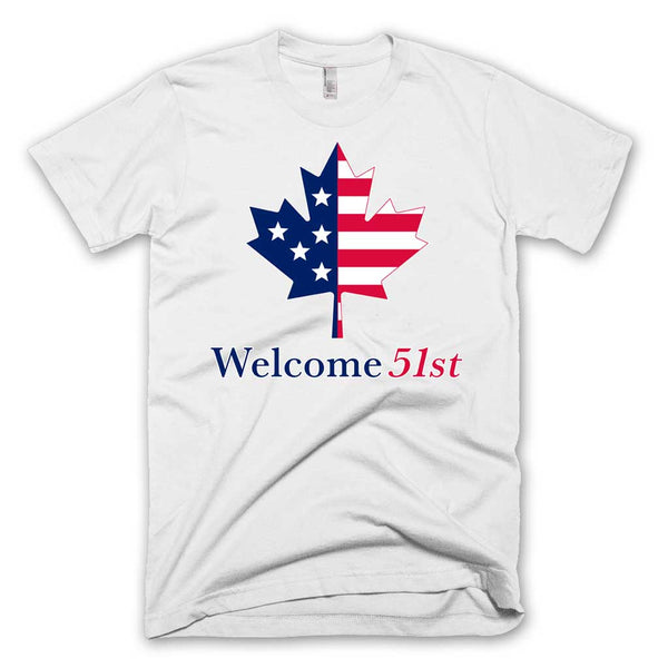 Welcome 51st - Maple Leaf T-shirt