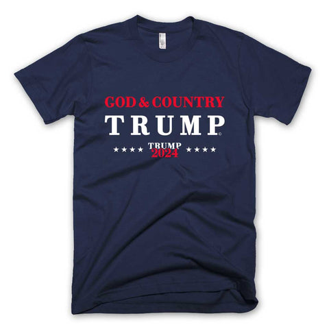 God & Country Trump 2024 T-shirt