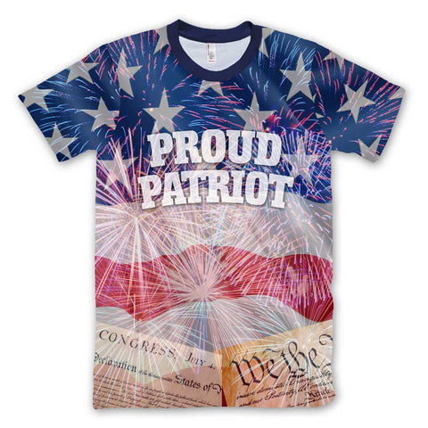 Proud Patriot All Over T-shirt