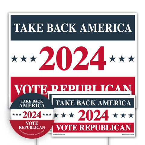 Yard Sign Kit - Vote Republican 2024