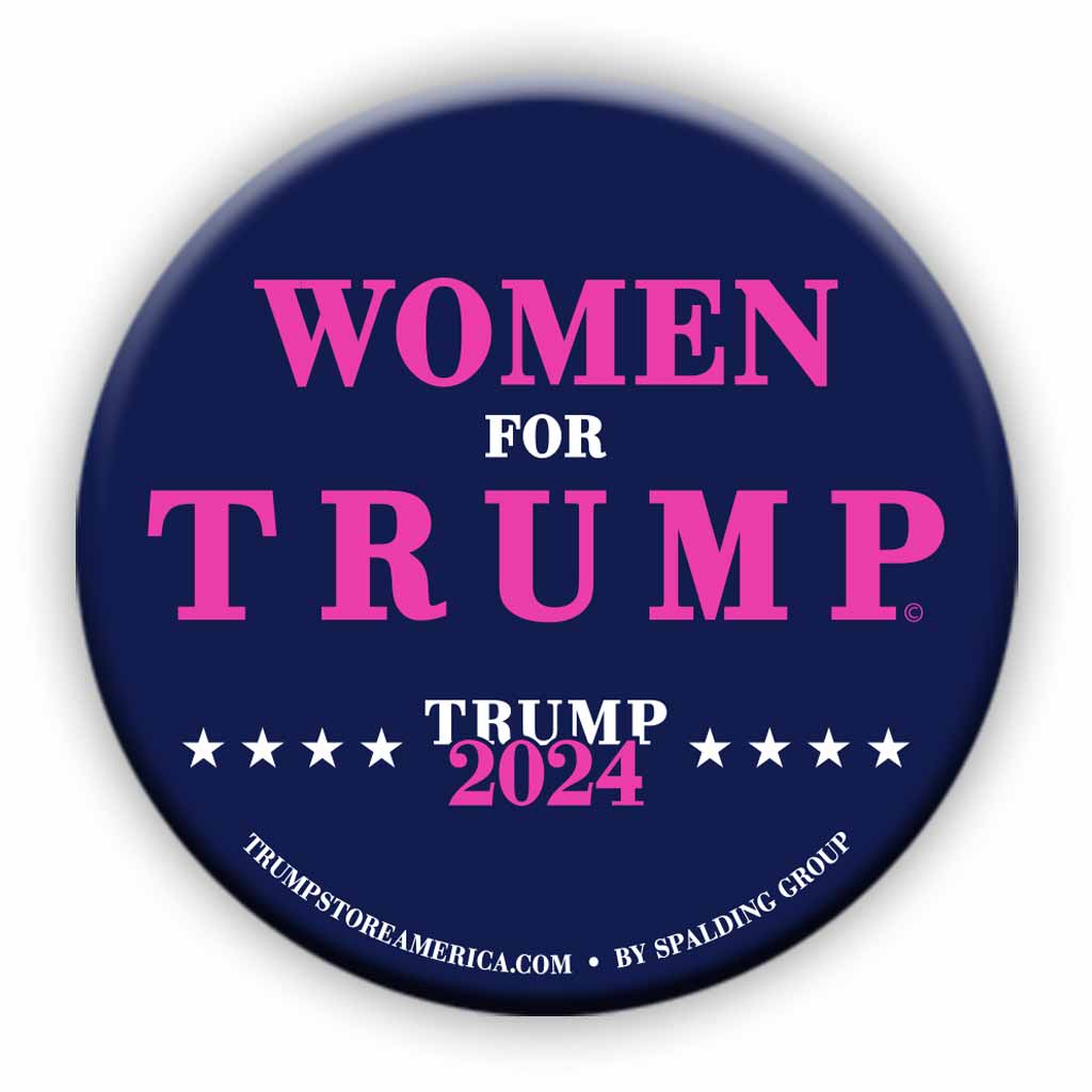 Women for Trump 2024 Button